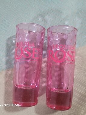 Tequila Rose Pink Shot Glasses - Branded Set